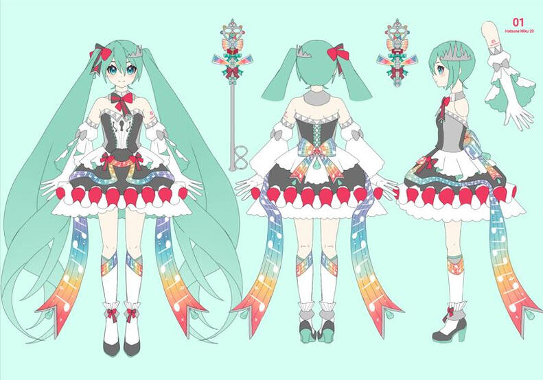 Hatsune Miku 20th Anniversary Design