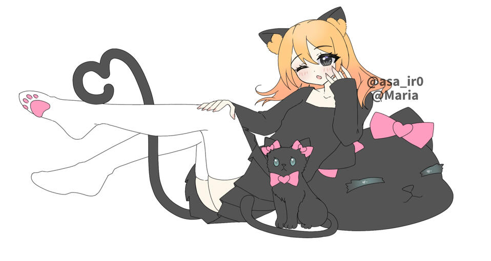 Simple-Style Banner commission for Maria on Discord! (Short hair version) - 2026