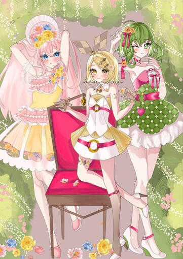 Tea Party (Megurine Luka, GUMI, Kagamine Rin) - 2023