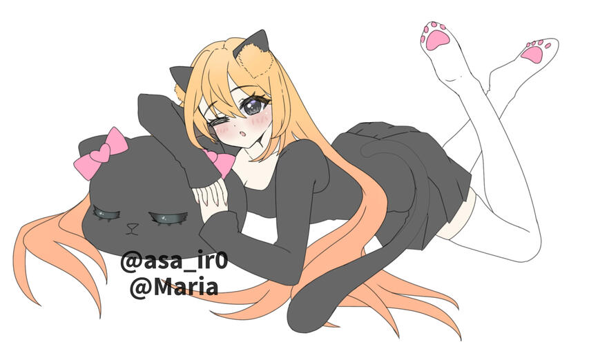 Simple-Style Banner commission for Maria on Discord! (Long hair version) - 2026
