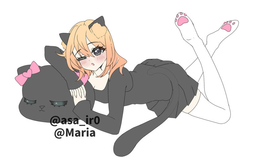 Simple-Style Banner commission for Maria on Discord! (Short hair version) - 2026